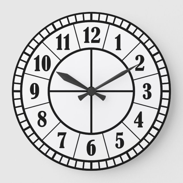 Reloj de pared acrílico redondo minimalista de 10, (Anverso)
