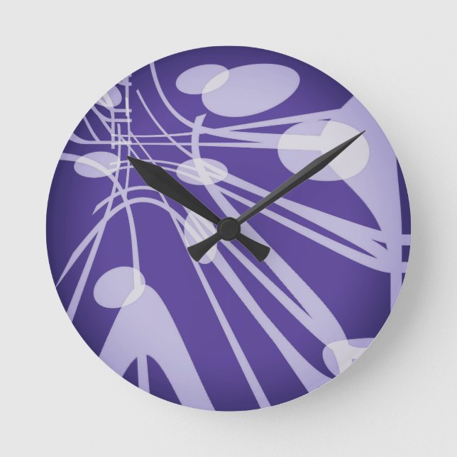 Reloj de pared acrílico redondo SPNP_8" (Anverso)