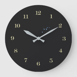 Reloj de pared acrílico redondo y contemporáneo ru