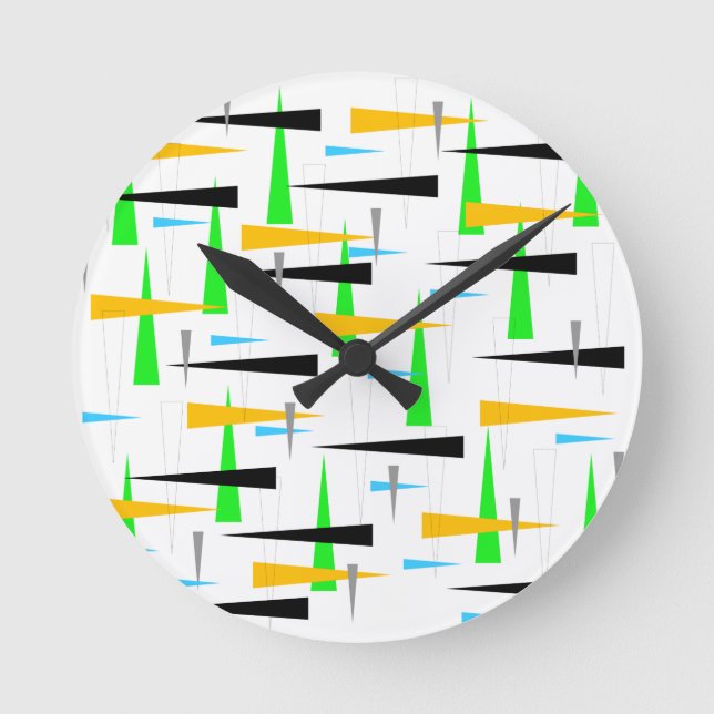 Reloj de pared acrílico retro (Anverso)