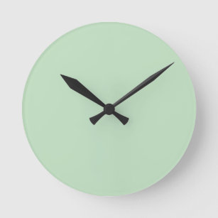 Reloj de pared acrílico verde pastel