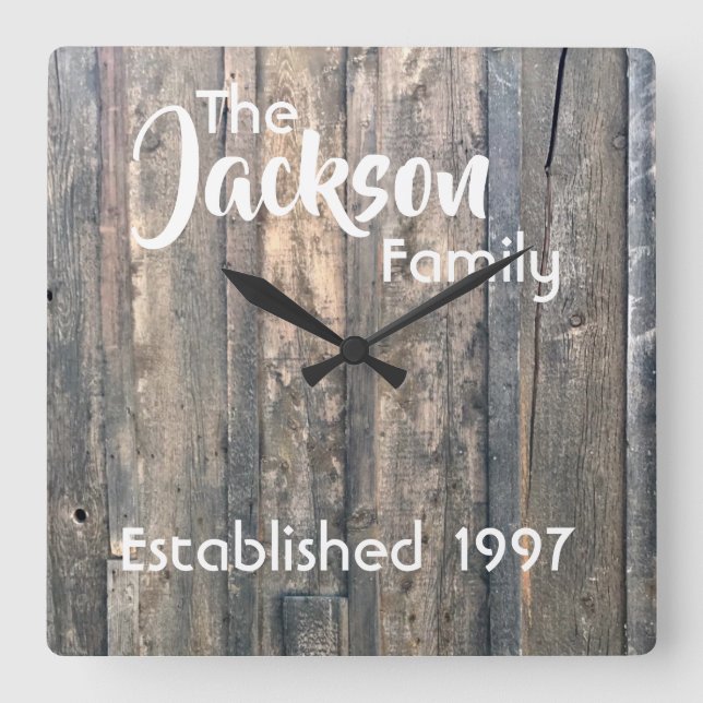 Reloj de pared adaptable (Anverso)