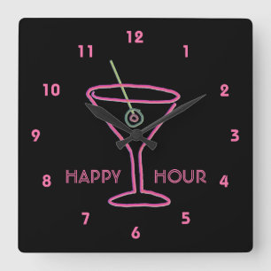 Reloj de pared adaptable retro de Martini de la