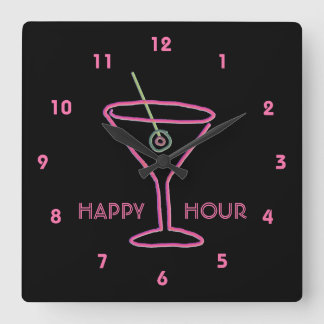 Reloj de pared adaptable retro de Martini de la