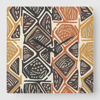 Reloj de pared africano del modelo