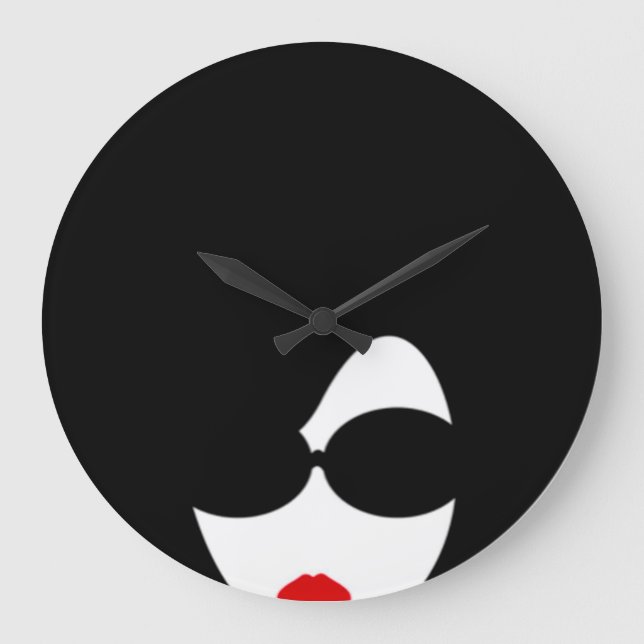 Reloj de pared afro (Anverso)