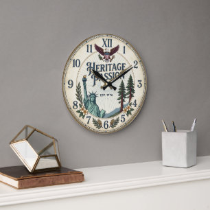 Reloj de Pared Águila Americana Heritage Estilos E
