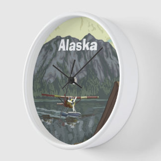 Reloj De Pared Alaska Bush Plane Souvenirs