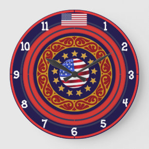 Reloj de pared americana con clase
