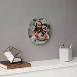 Reloj de pared "Añadir tu propia foto"