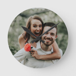 Reloj de pared "Añadir tu propia foto"