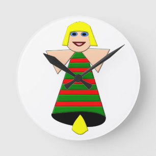Reloj de pared Angel Bell para navidades