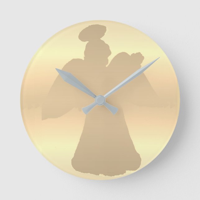 Reloj de pared: Angel Silhouette (Anverso)