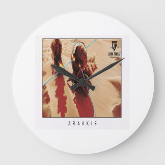 Reloj de pared Arakkis, madera natural redondo 25,