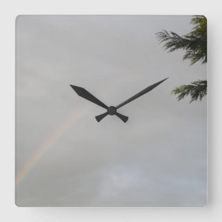 Reloj de pared arco iris