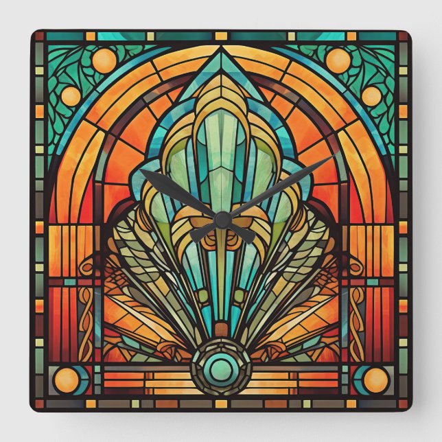 Reloj de pared Art Deco (Anverso)
