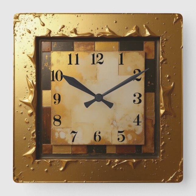 Reloj de pared Art Deco (Anverso)