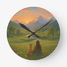 Reloj de pared artístico 