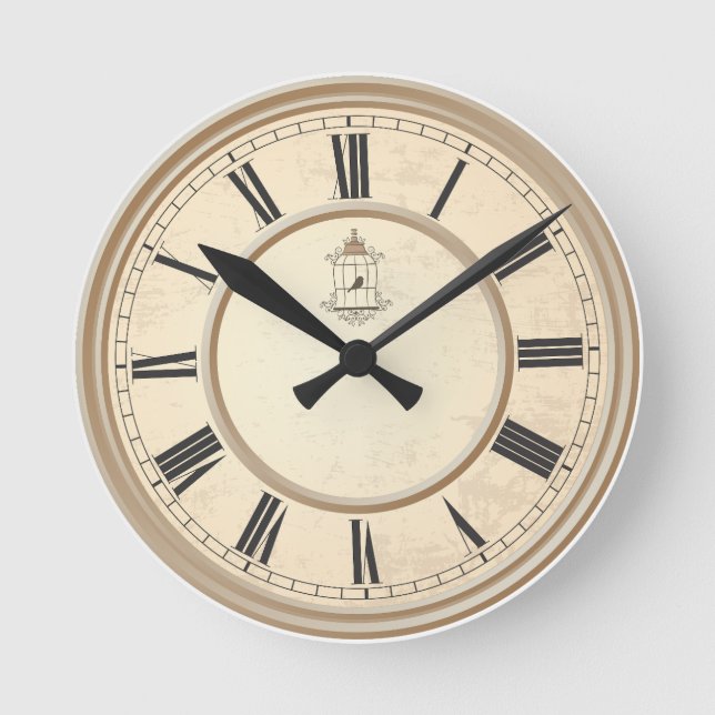 Reloj de Pared Artístico del Castor Trabajador - D (Anverso)