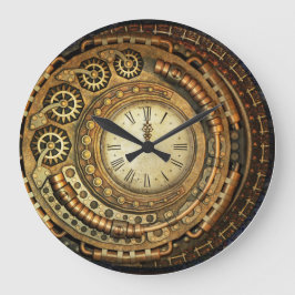 Reloj de pared asimétrico de Steampunk