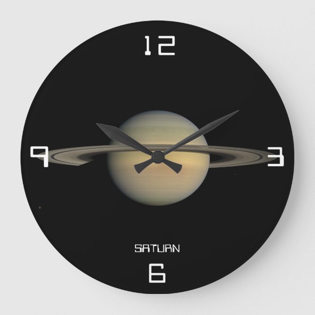 Reloj de pared astronómico de Saturn (Anverso)