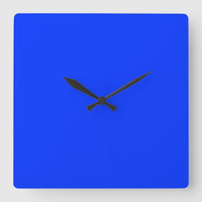 Reloj de pared azul real (Anverso)