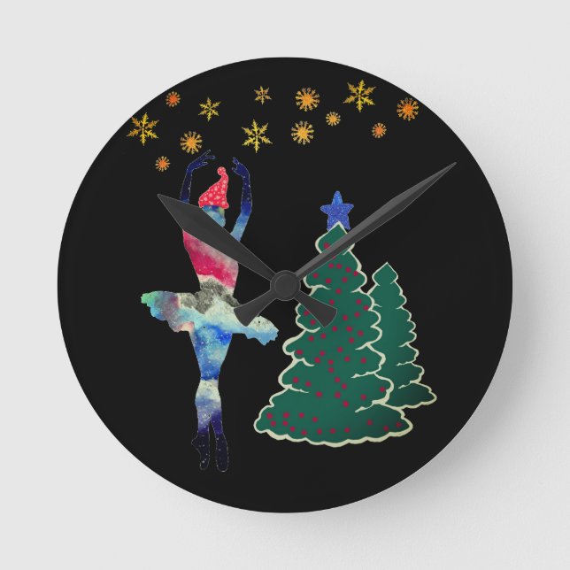 Reloj de Pared Bailarina Todo el Año Nuevo (Median (Anverso)