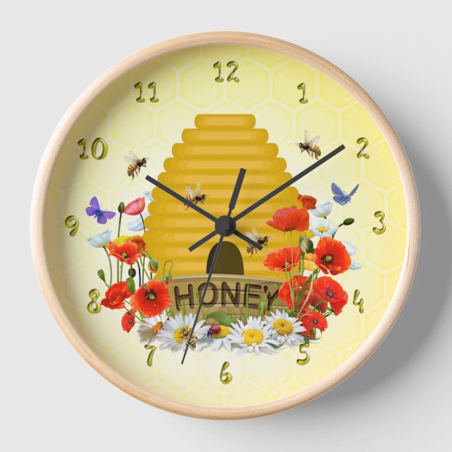 Reloj De Pared Beehive (Anverso)