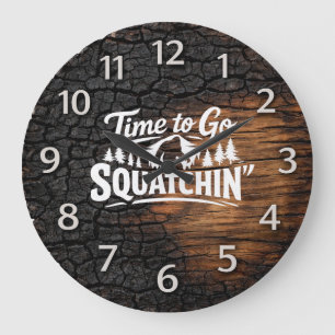 Reloj de Pared Bigfoot Sasquatch