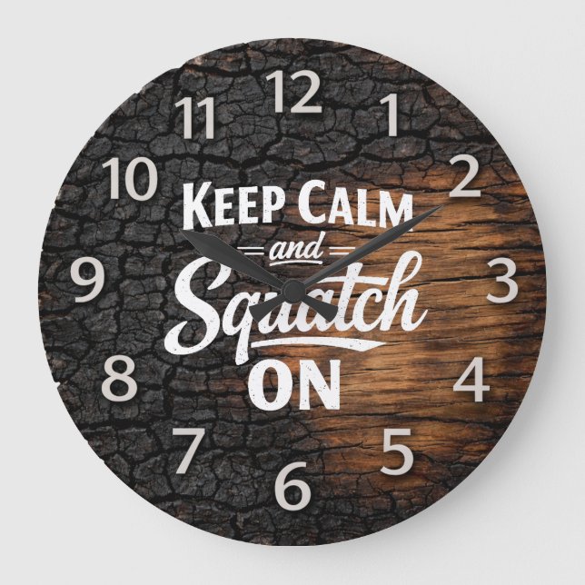 Reloj de Pared Bigfoot Sasquatch (Anverso)