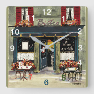 Reloj de pared bistro