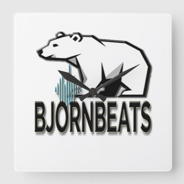 Reloj de pared BjornBeats (Anverso)