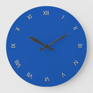 Reloj de pared blanco sólido de los números