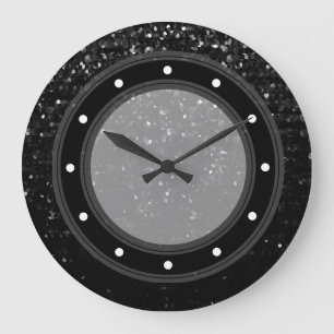 Reloj de pared Bling cristalino Strass