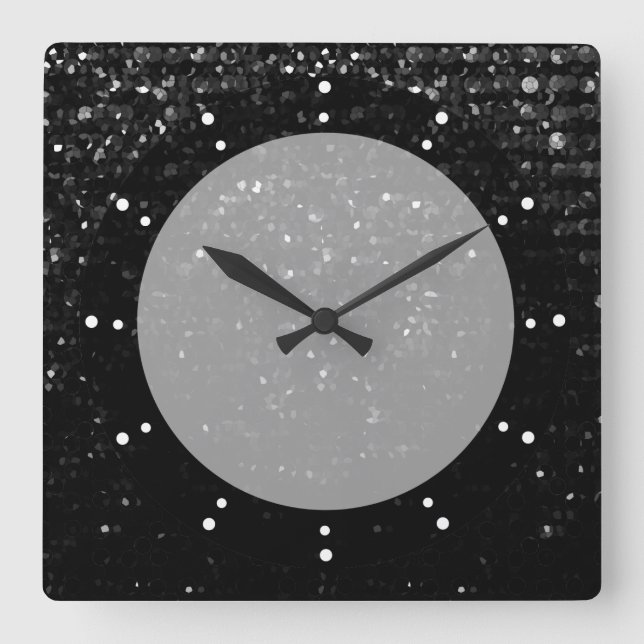 Reloj de pared Bling cristalino Strass (Anverso)