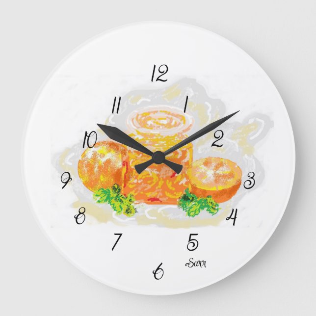Reloj de pared : Bodegón (Anverso)
