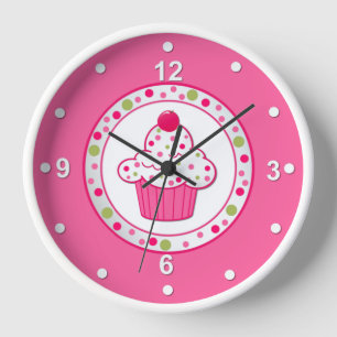 Reloj de pared bonito de la magdalena