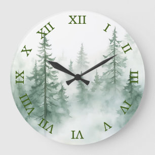 Reloj de pared Bosque Brumoso