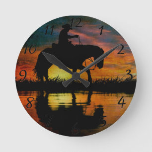 Reloj de pared bovina