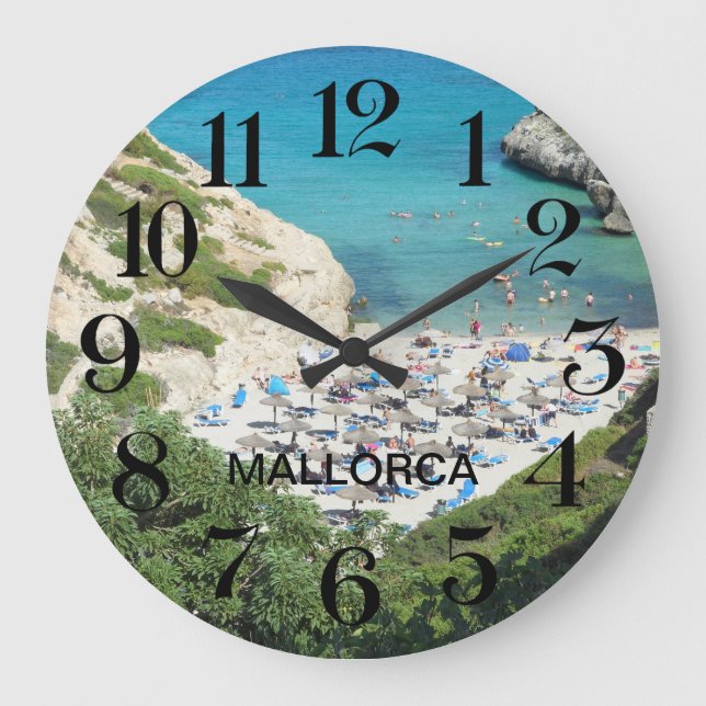 reloj de pared Calas de Mallorca (Anverso)