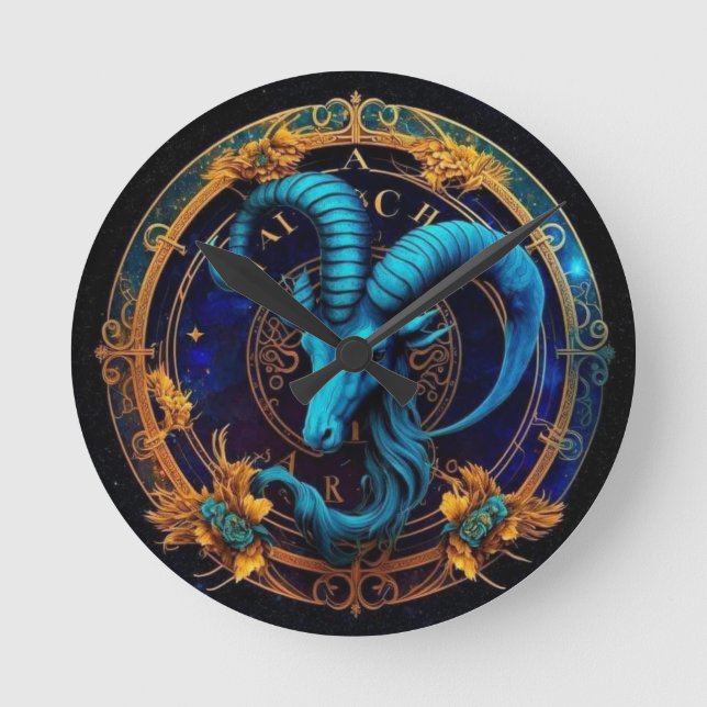 Reloj de pared Capricornio (Anverso)