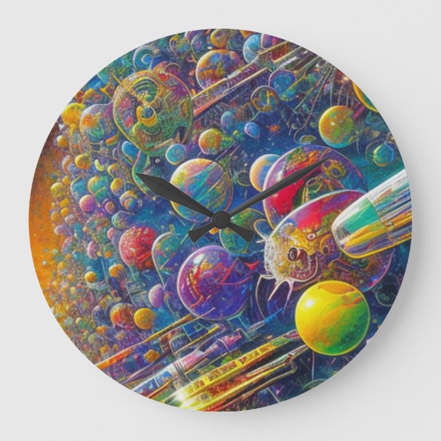 reloj de pared Carrera Espacial (Anverso)