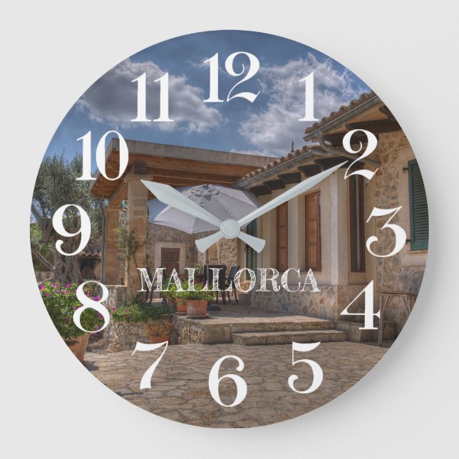 reloj de pared casa de campo en Mallorca (Anverso)