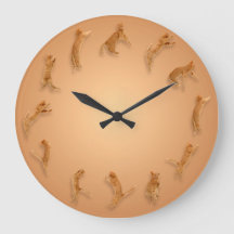 Reloj de pared Cat O'Clock