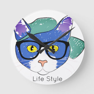 Reloj de pared Cats