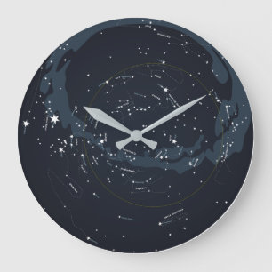 Reloj de pared celestial del planisferio