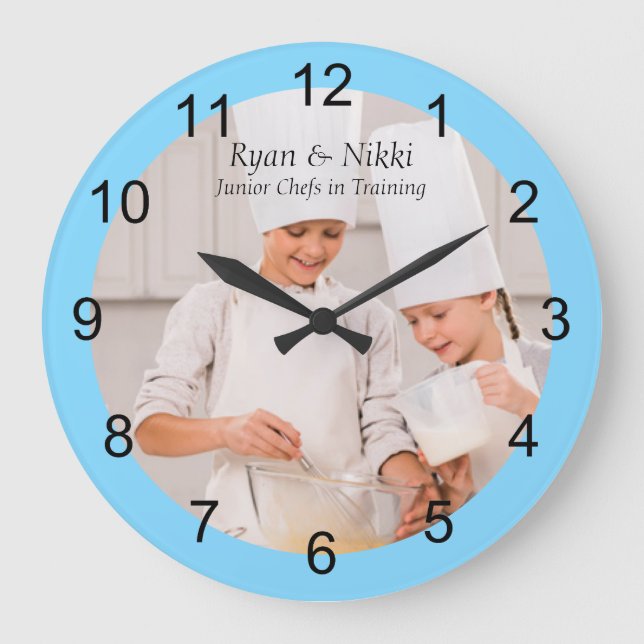 Reloj de pared Chefs In Training (Anverso)
