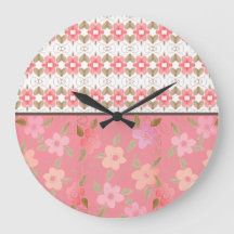Reloj de pared chic de Shabby