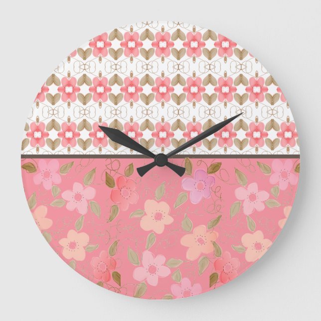 Reloj de pared chic de Shabby (Anverso)