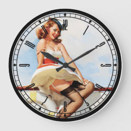 Reloj de pared Chica de anclaje